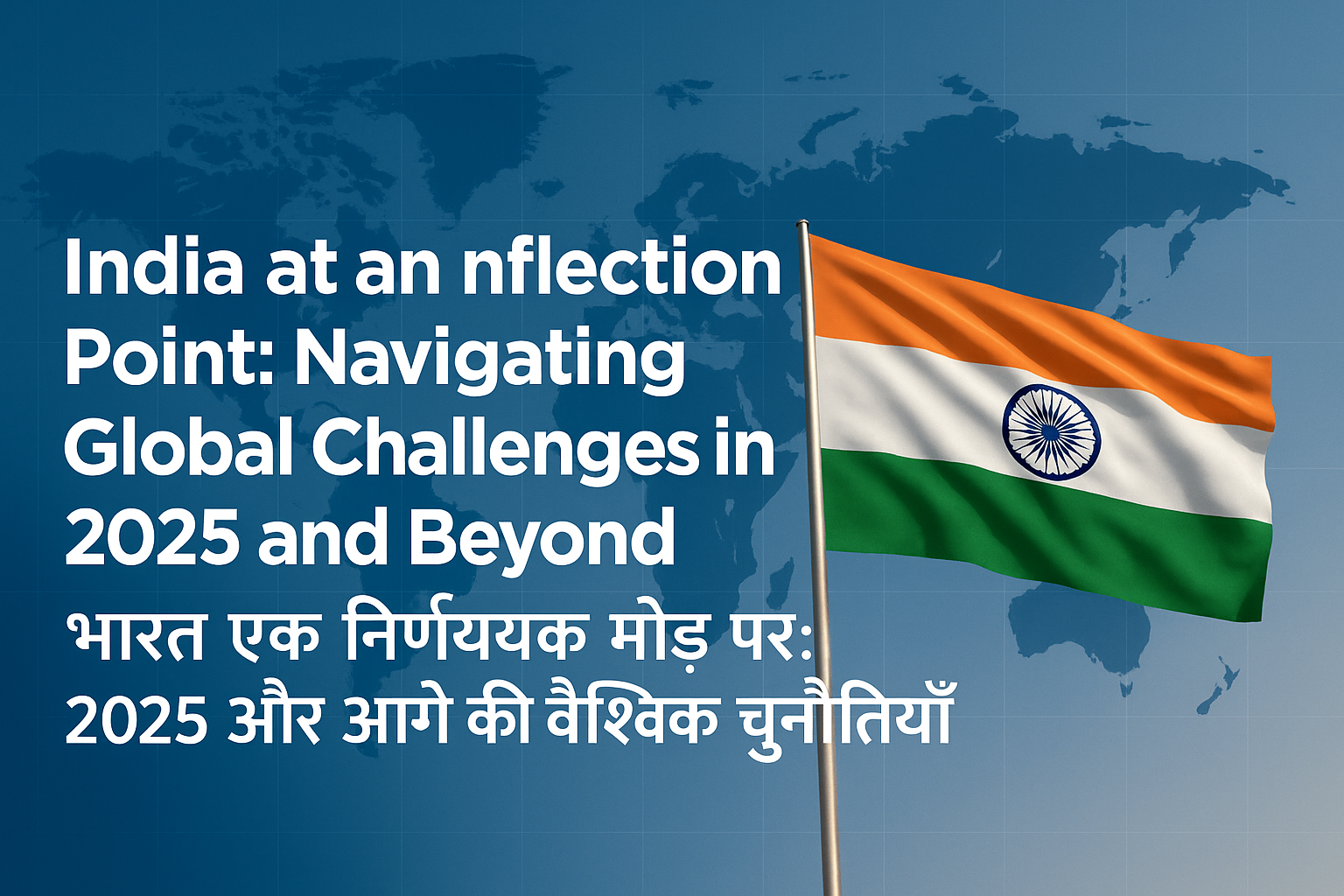 भारत एक निर्णायक मोड़ पर: 2025 और आगे की वैश्विक चुनौतियाँ