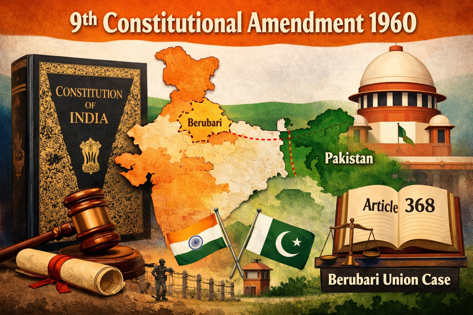 9वां संविधान संशोधन अधिनियम 1960